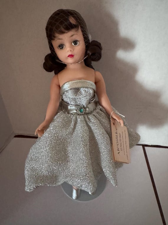 Madame Alexander ballerina silver glitter