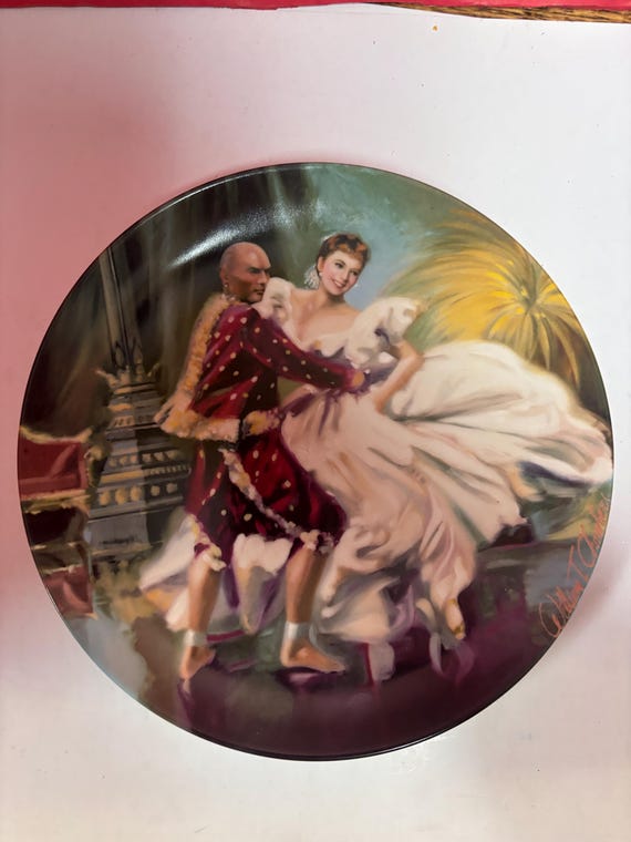 King and I “Shall We Dance” Plate