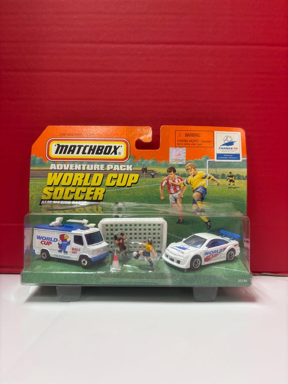 World Cup France 1998 Matchbox Unopened Adventure Pack