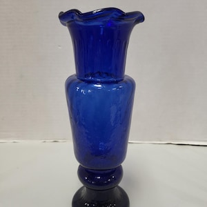 Colbalt Blue Glass Vase