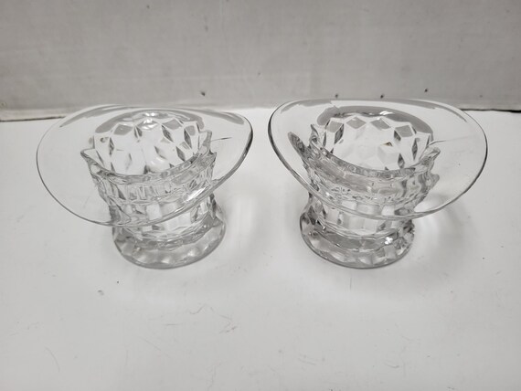 Fostoria Glass Top Hat