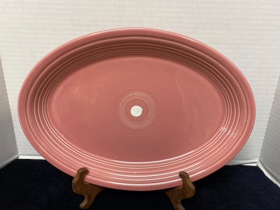Fiesta Oval Platter Pink