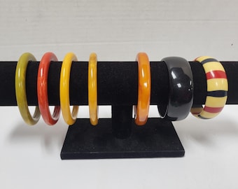Braccialetti vintage in bachelite – Set in stile retrò anni '50