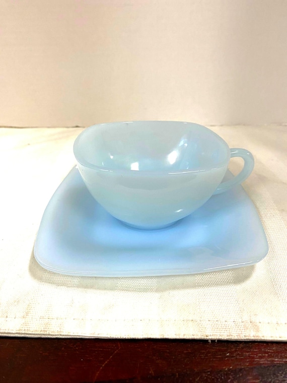 FireKing Azurite Cup and Saucer