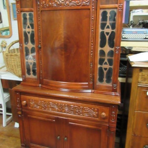 Mahogany china cabinet