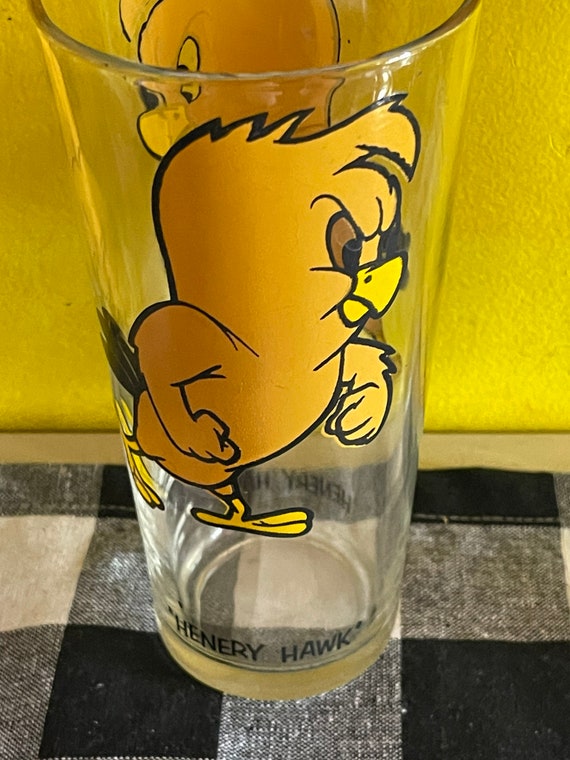 Henery Hawk Pepsi Glass