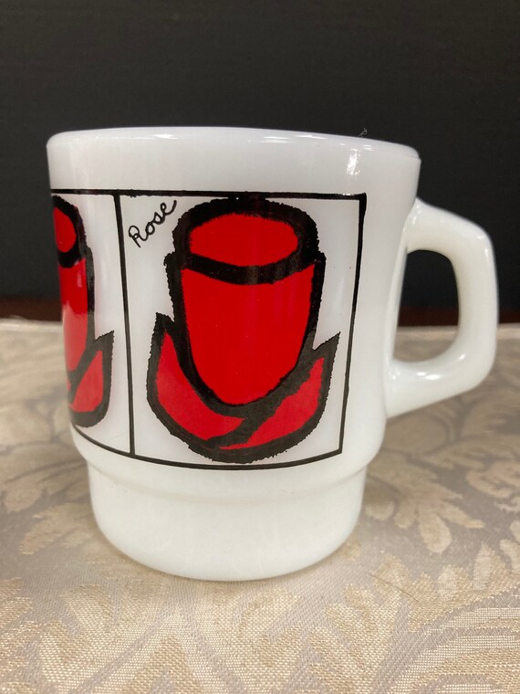 Fire King Rose Mug