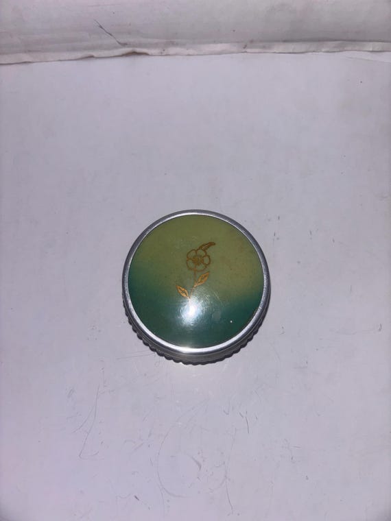 Vanity Jar Floral Motif