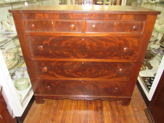 Flame mahogany dresser