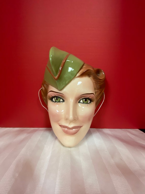 Porcelain Woman Military Face