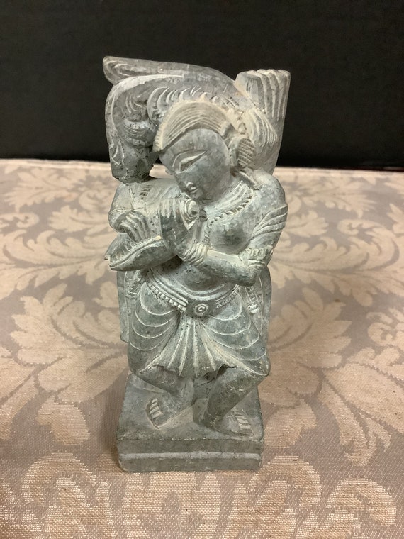 Small Soapstone Female Figure