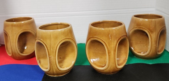 Holekham Pottery Owl mugs