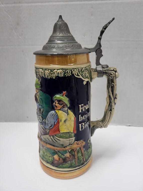 German Ceramic Beer Stein