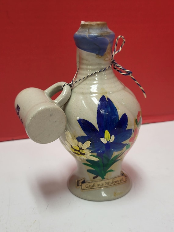 Miniature Ceramic Bottle