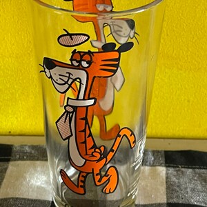 Cool Cat Pepsi glass