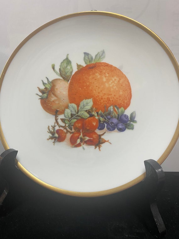 Fruit Plate Oranges and Grapes Schumann Arzberg