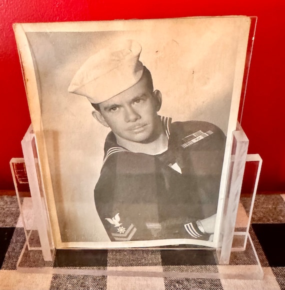 Lucite  picture frame