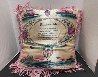 US Navy souvenir pillow