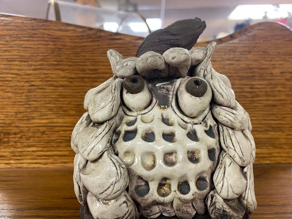 Vintage Owl Sculpture