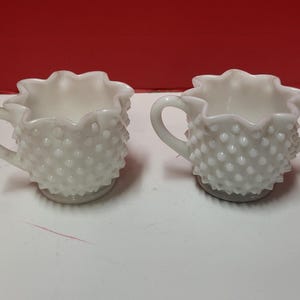 Fenton Cream and Sugar Set
