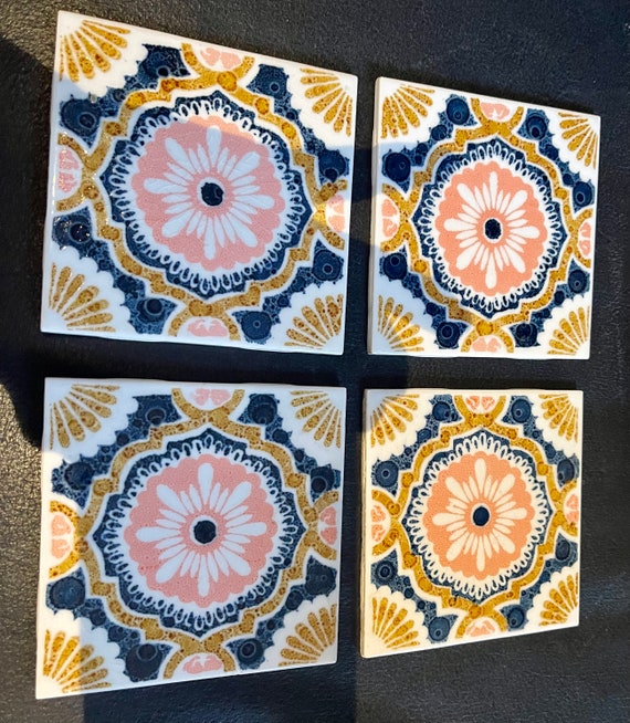 Vintage ceramic tiles