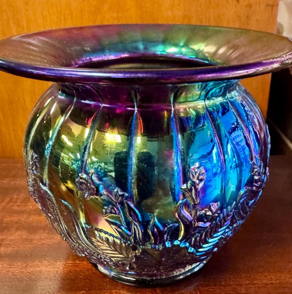 Fenton Carnival Glass Cuspidor