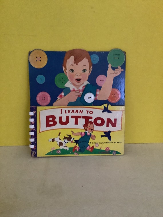 I Learn to Button book