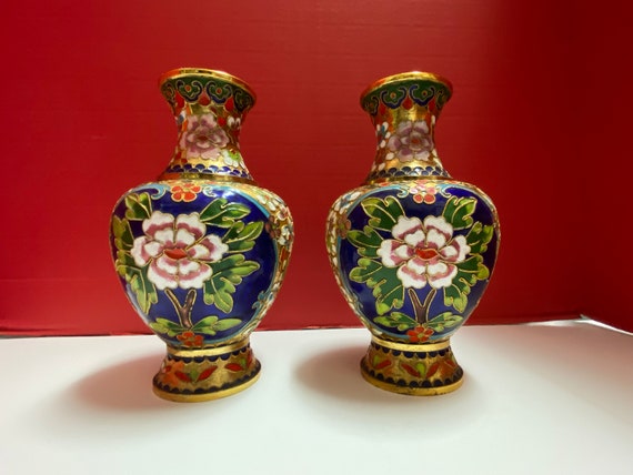 Cloisonné Copper Vase