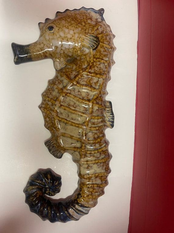 Ceramic Seahorse Wall Art