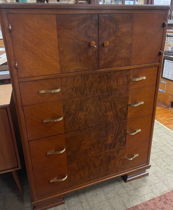 Art Deco Highboy Dresser