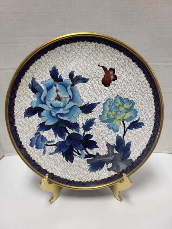 Brass Cloisonne Plate