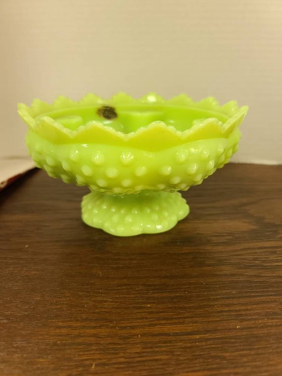 Fenton Hobnail Candleholder