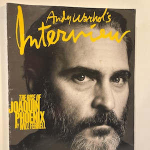 Andy Warhol’s Interview magazine Joaquin Phoenix