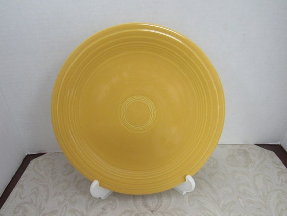 Yellow Fiesta Dinner Plate
