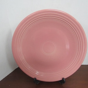 Pink Fiesta Round Chop Plate Serving Platter