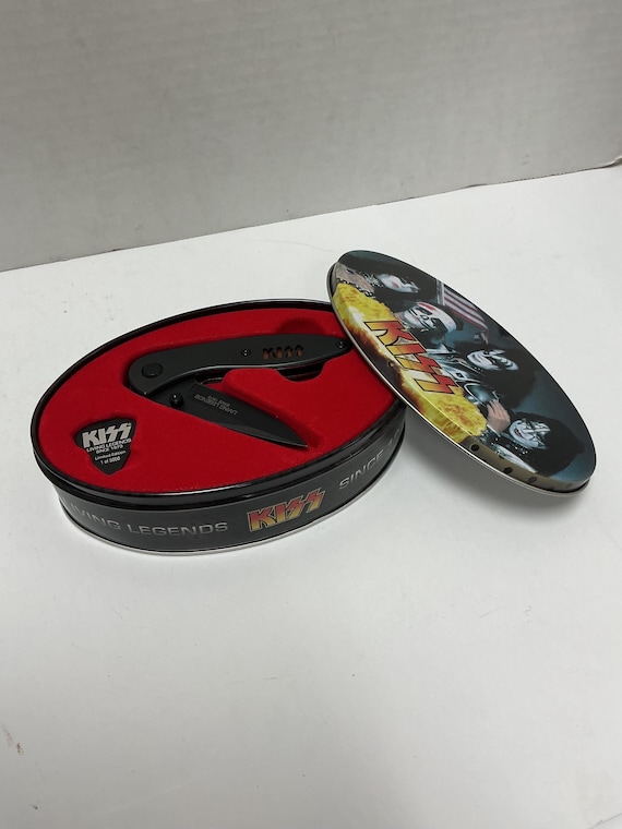 2008 Kiss Collectible Tin Folding Knife (Pristine Condition)