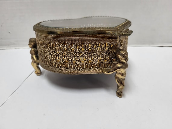 Cupid Ormolu Jewelry Box