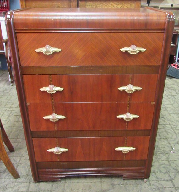 Art Deco Waterfall Dresser