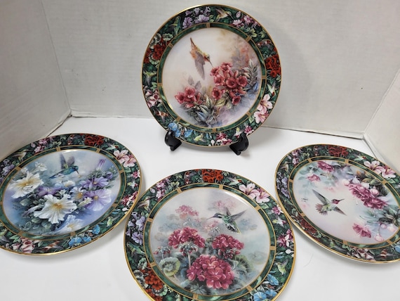 4  Hummingbird Plates