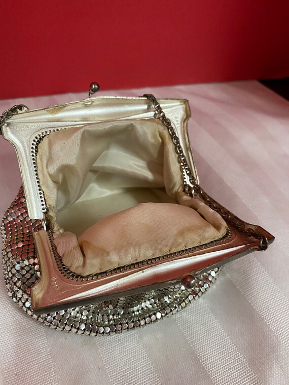 Silver Mesh Whiting and Davis Handbag - Etsy Silver Mesh Whiting and Davis Handbag - Etsy