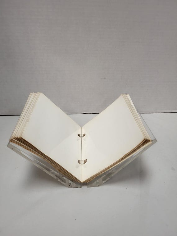 Lucite Photo Album