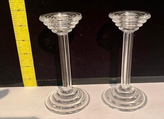 Glass Candle Holders