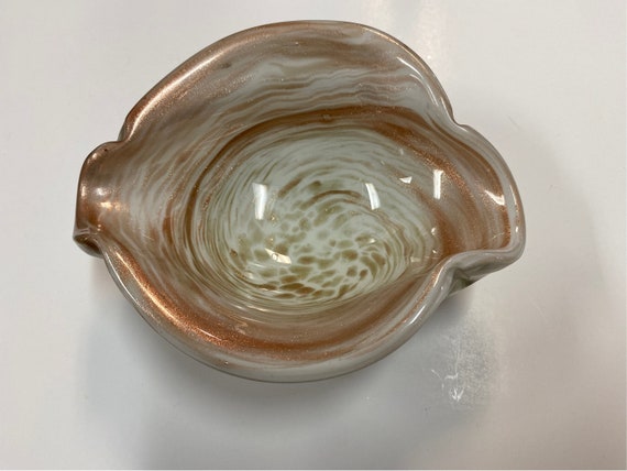 Murano Aventurine Glass Bowl