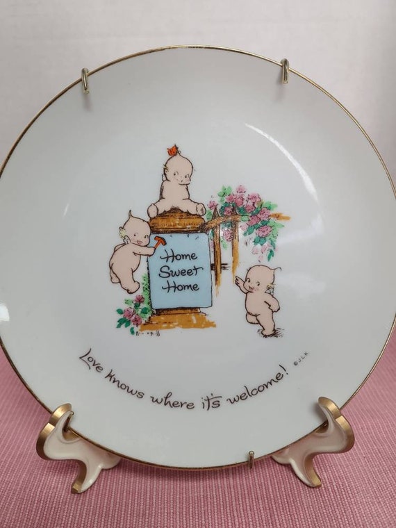 Kewpie collector plate "Home Sweet Home"
