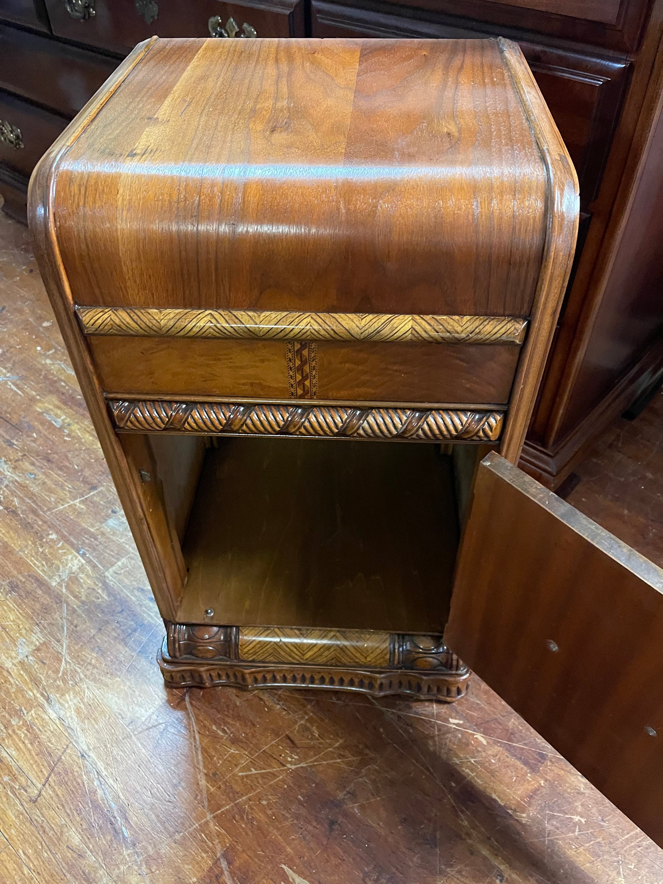 Art Deco Waterfall nightstand