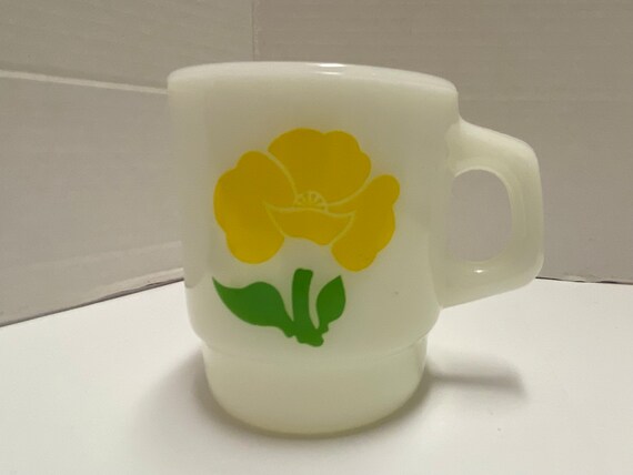 Fire King Poppy Mug