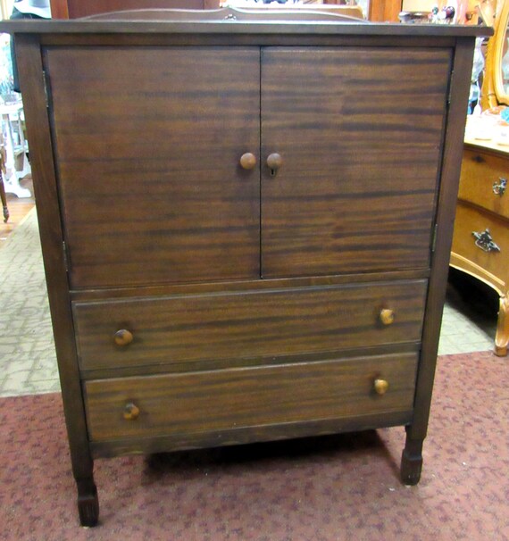 Walnut tall dresser