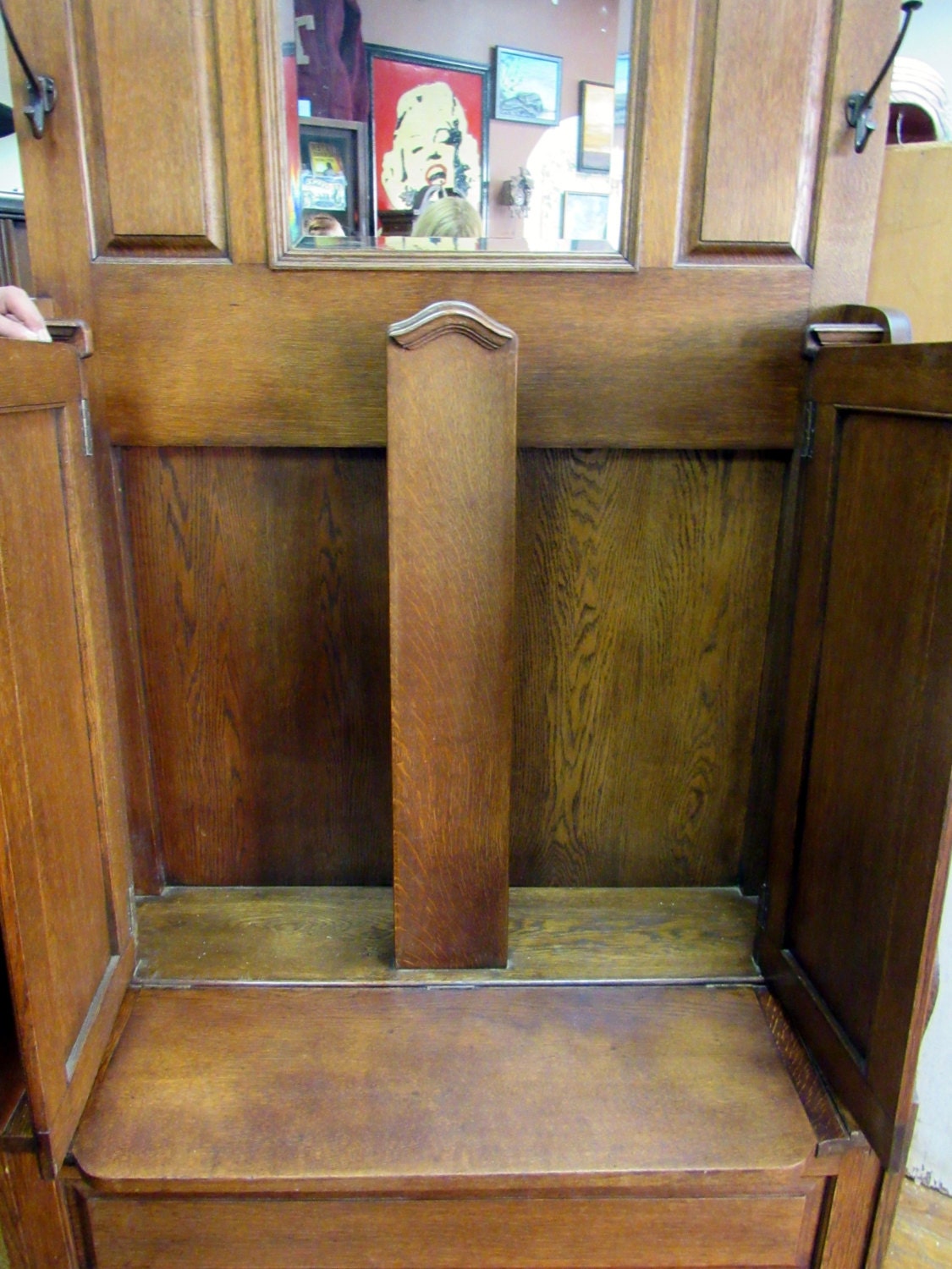 Oak Hall Tree Mission Oak Arts & Crafts