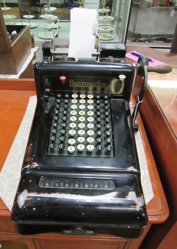 Burroughs adding machine