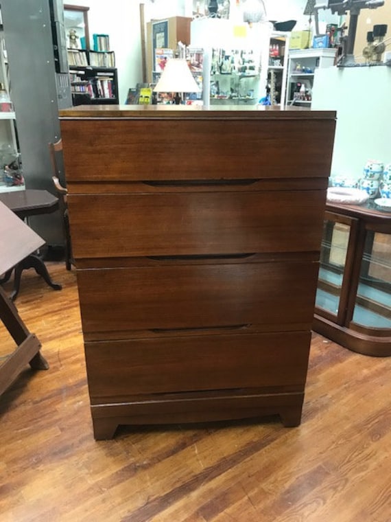 Mid Century Tall Dresser